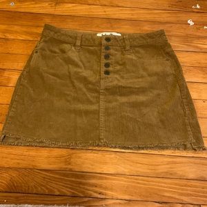 Indigo Rein corduroy brown skirt 9/28.